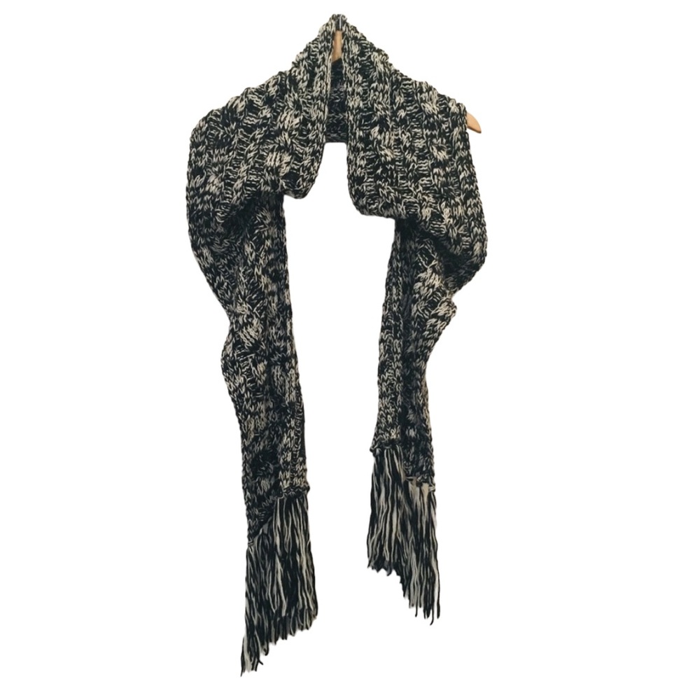 ASOS Black and White Scarf OS